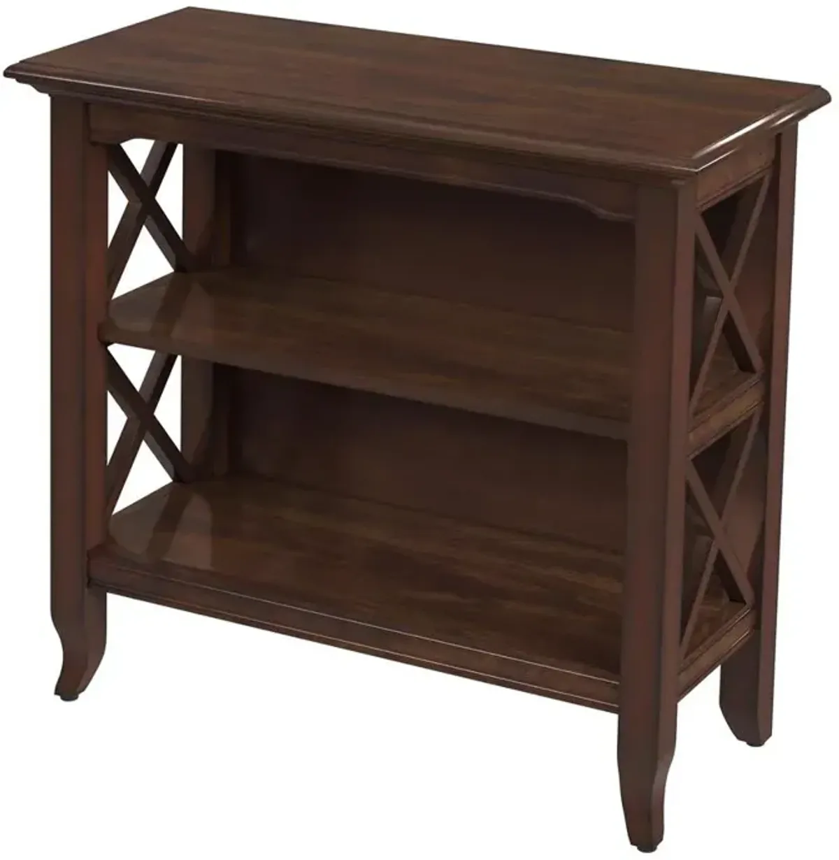 Butler Specialty Company Newport 32W 2 Shelf Bookcase, Dark Brown