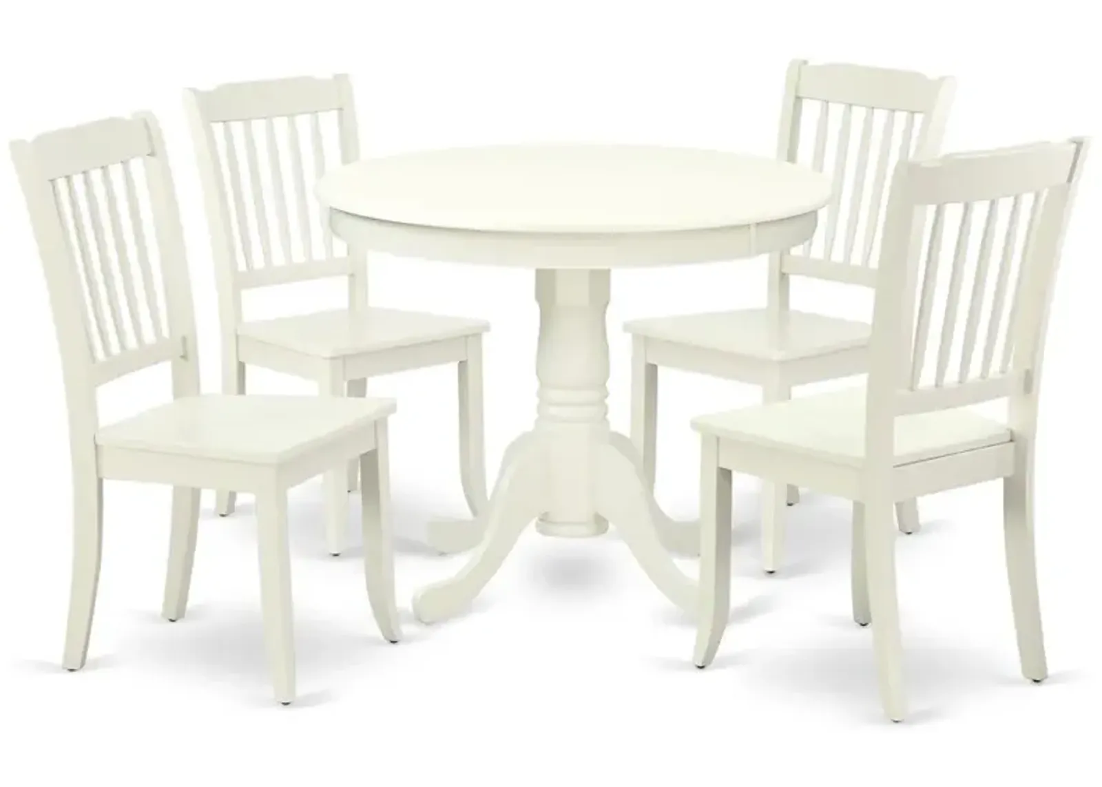 Dining Room Set Linen White