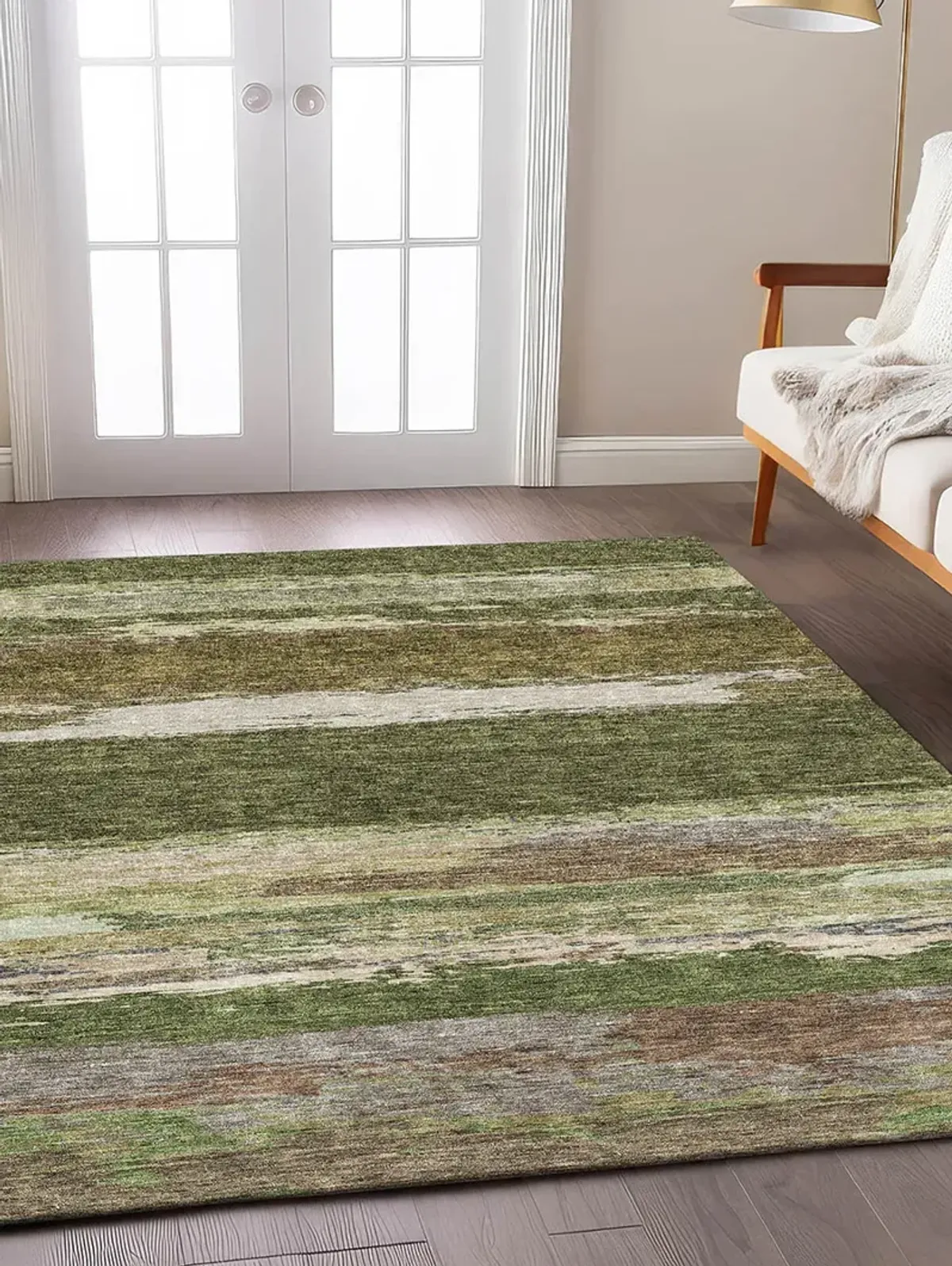 Trevi TV8 Olive 2'3" x 7'6" Rug