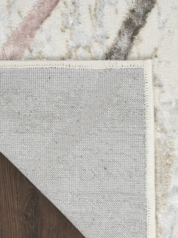 Glitz GLZ01 Ivory/Multicolor 7'10" x 9'10" Rug