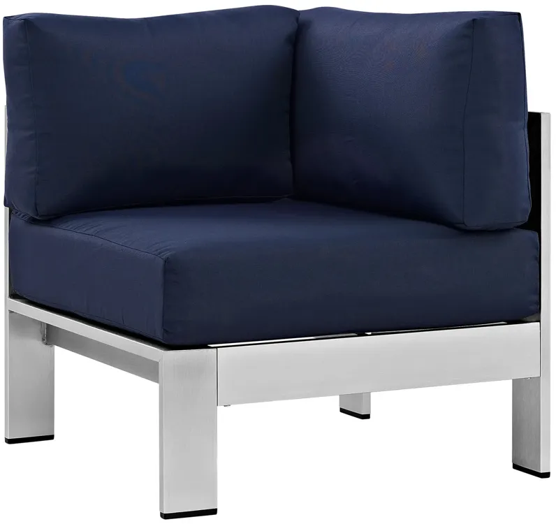 Modway - Shore Outdoor Patio Aluminum Corner Sofa