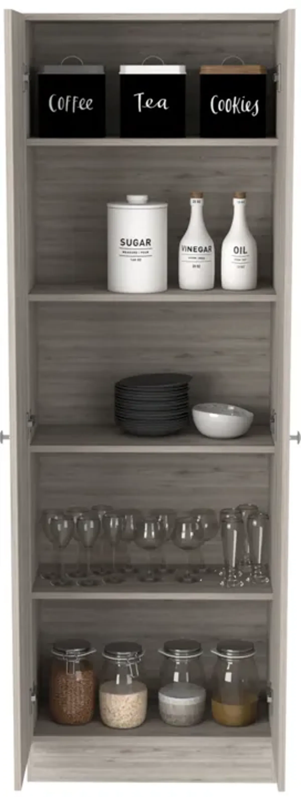 Storage Cabinet Pipestone, Kitchen, Light Gray