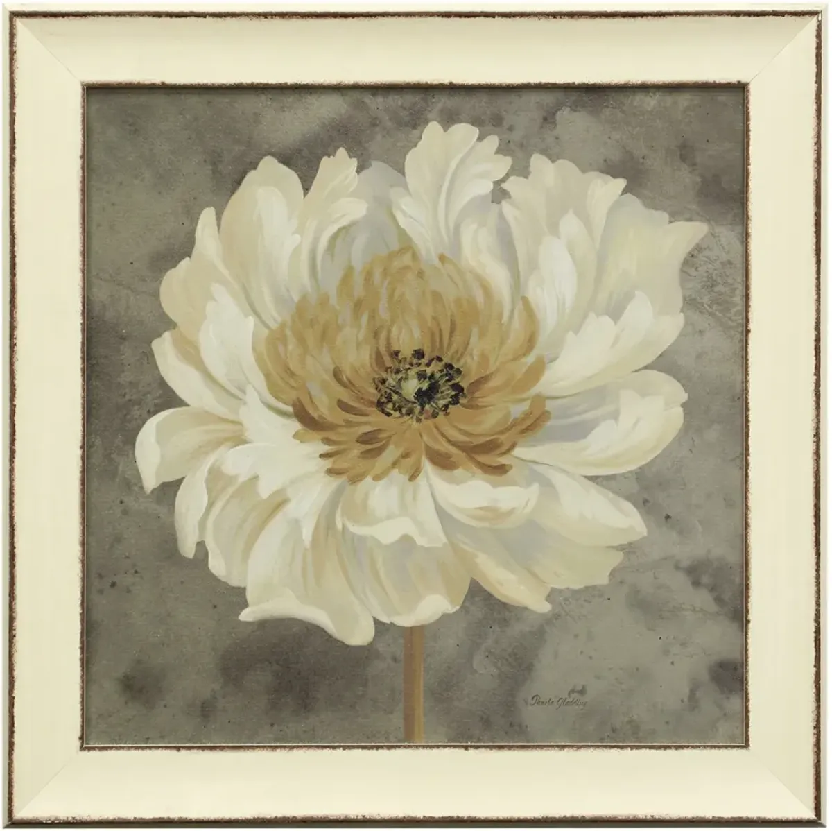 Blooming In Neutral Framed Print