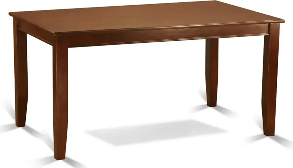 East West Furniture Dudley  Rectangular  Dining  Table  36x60  in  Mahogany  Finish