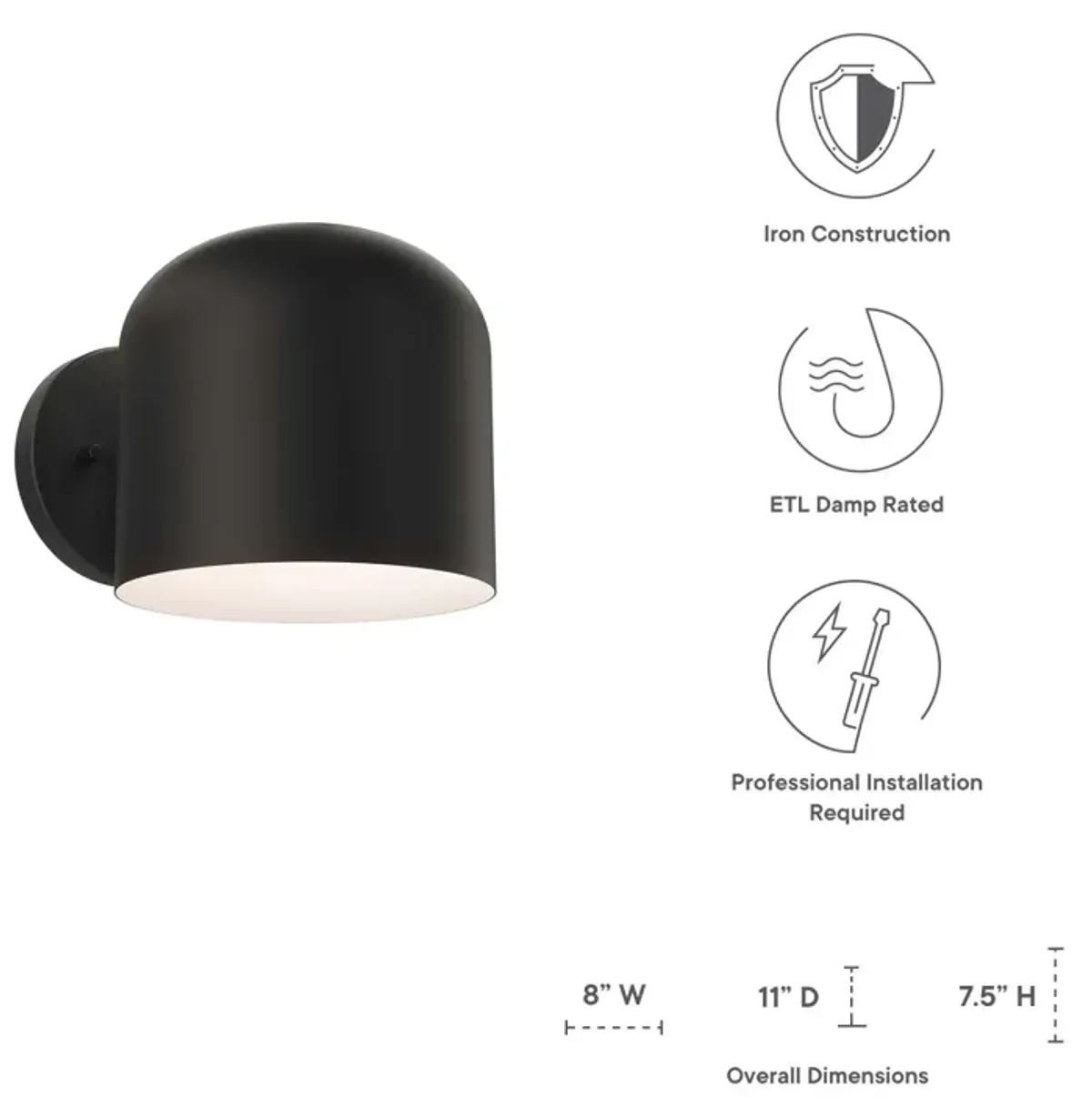 Avenue 1-Light Wall Sconce