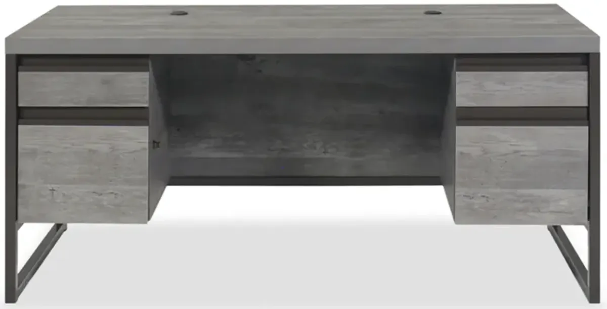 Manhattan Gate 4-Drawer Executive Desk