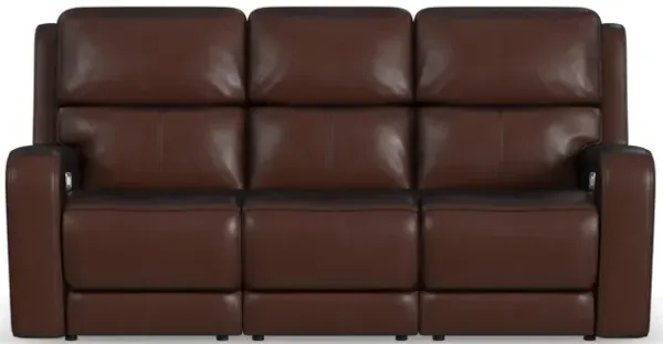 Oasis Truffle Power Reclining Sofa