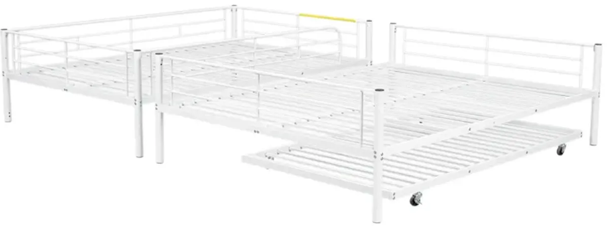 Merax Metal Bunk Bed with Trundle