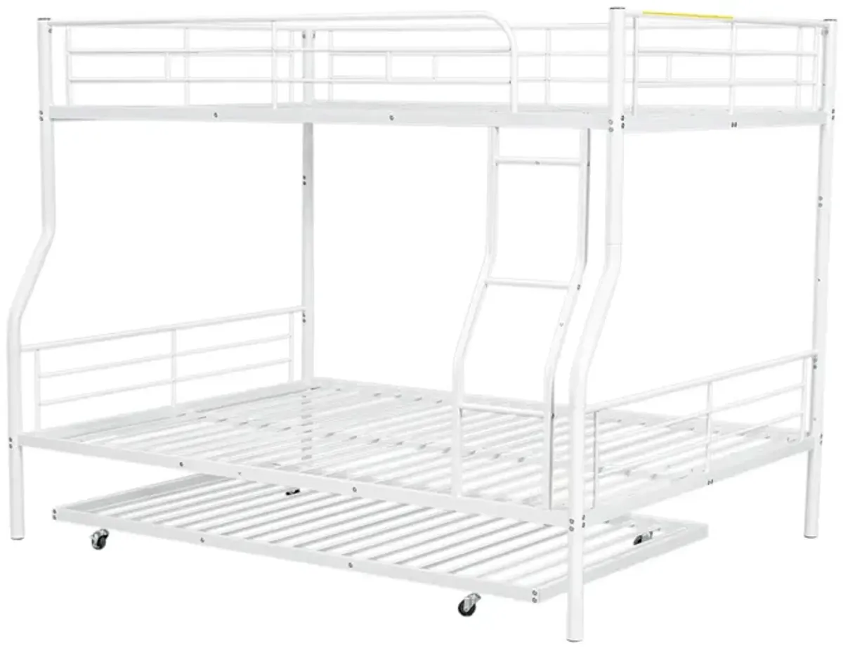 Merax Metal Bunk Bed with Trundle