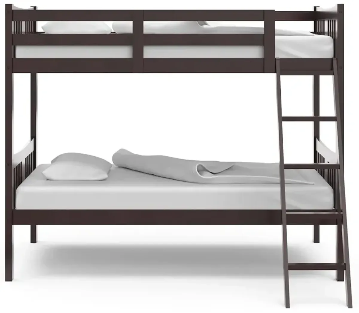 Storkcraft Caribou Twin-over-Twin Bunk Bed (Espresso)