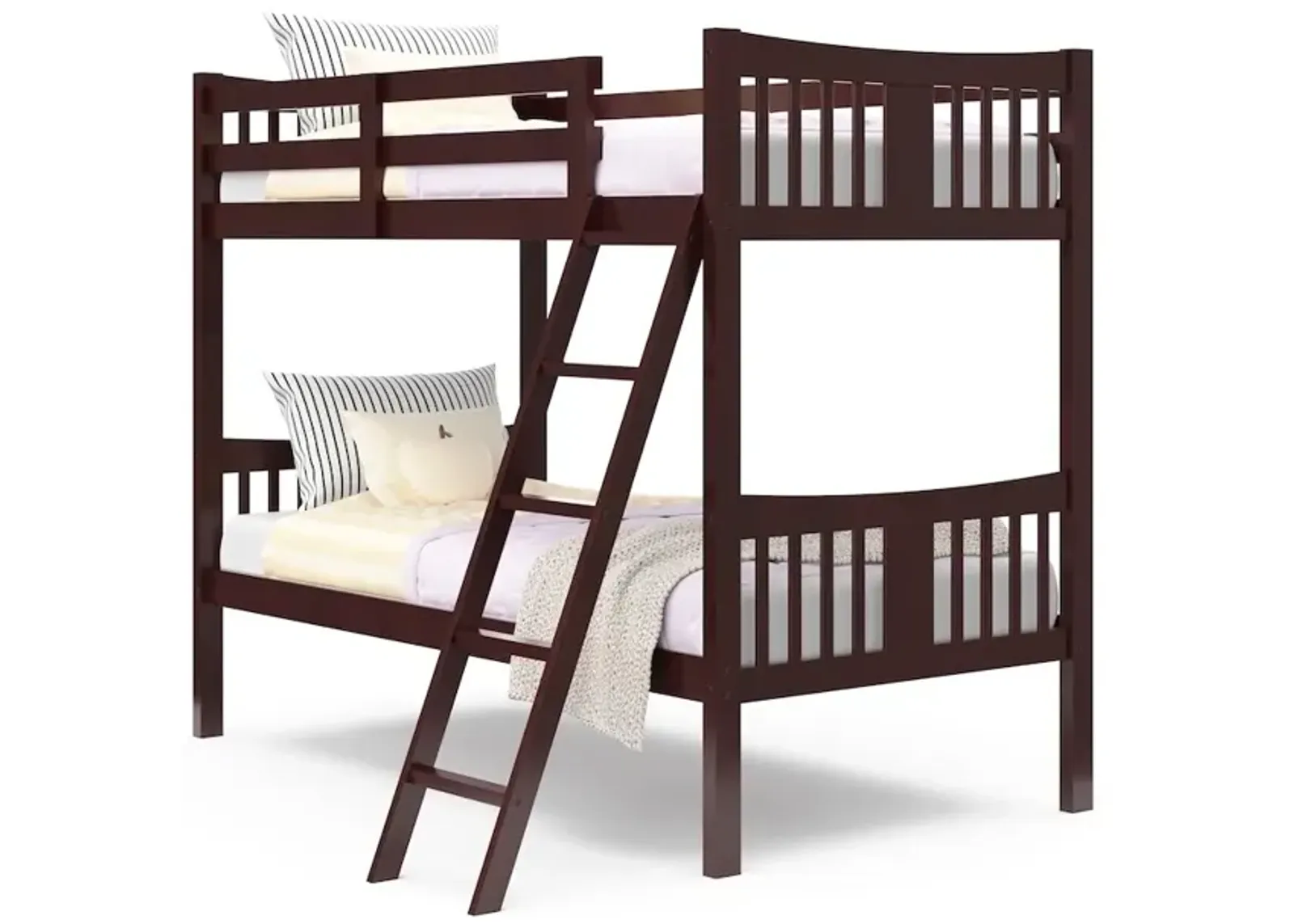 Storkcraft Caribou Twin-over-Twin Bunk Bed (Espresso)