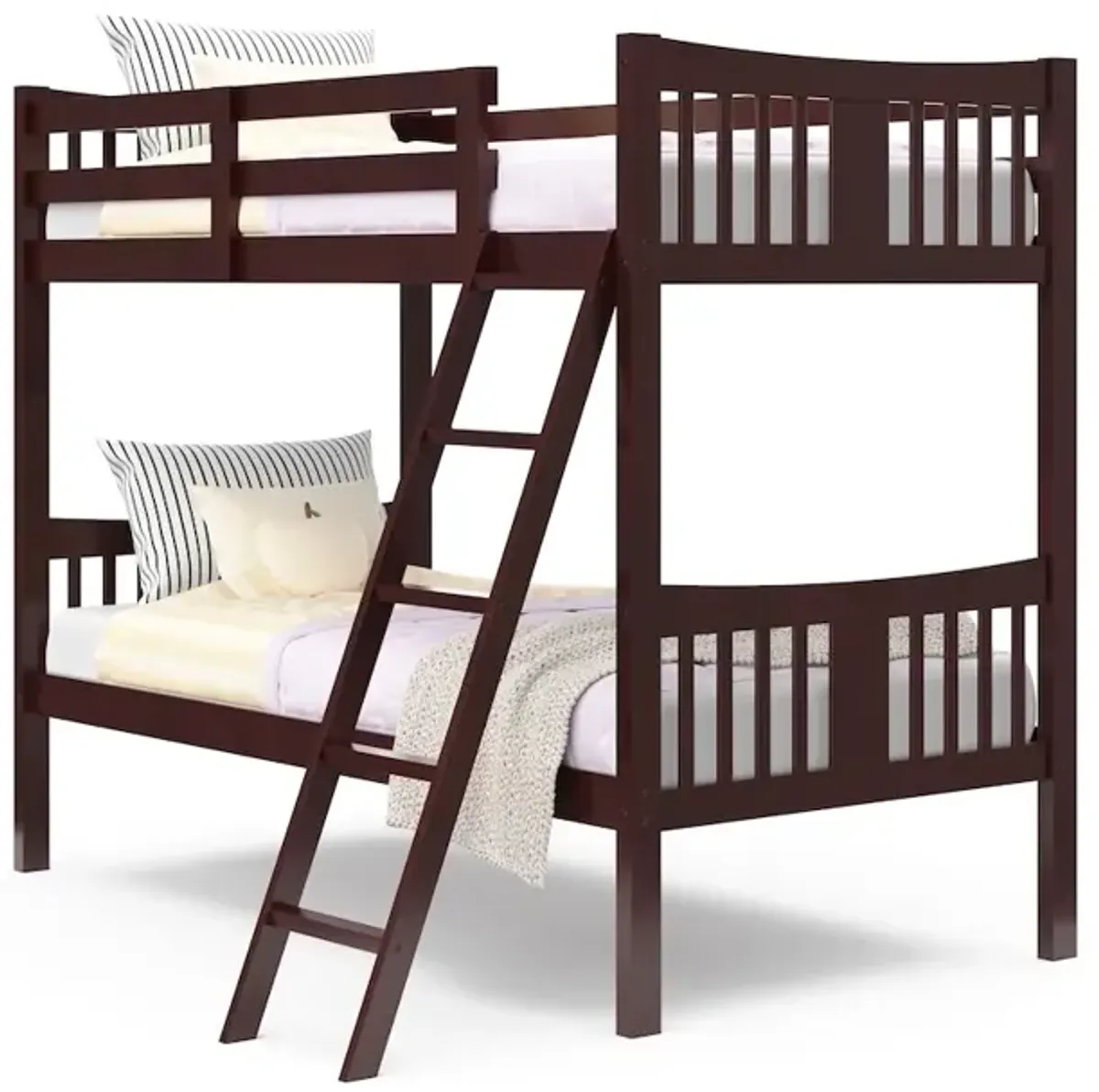 Storkcraft Caribou Twin-over-Twin Bunk Bed (Espresso)