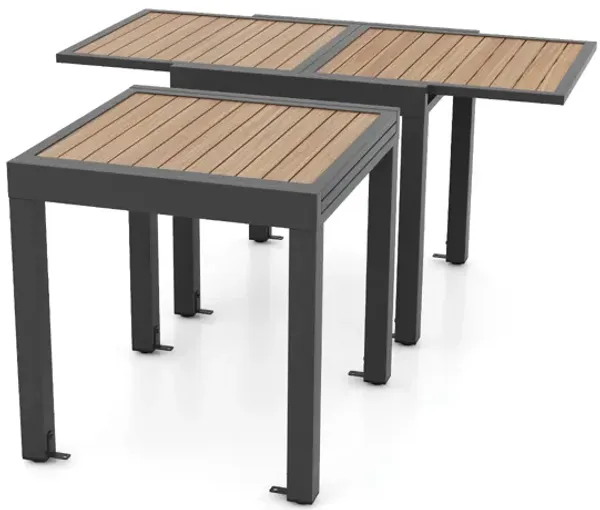 Extendable Patio Dining Table – Outdoor Table with Adjustable Length for Dining and Entertaining