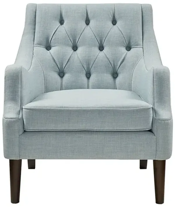 Gracie Mills Gibson Classic Comfort Button Tufted Accent Chair