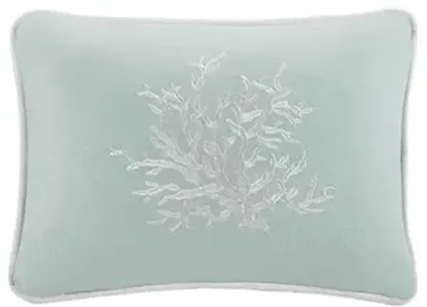 Gracie Mills Douglass Coastal Cotton Jacquard Oblong Pillow