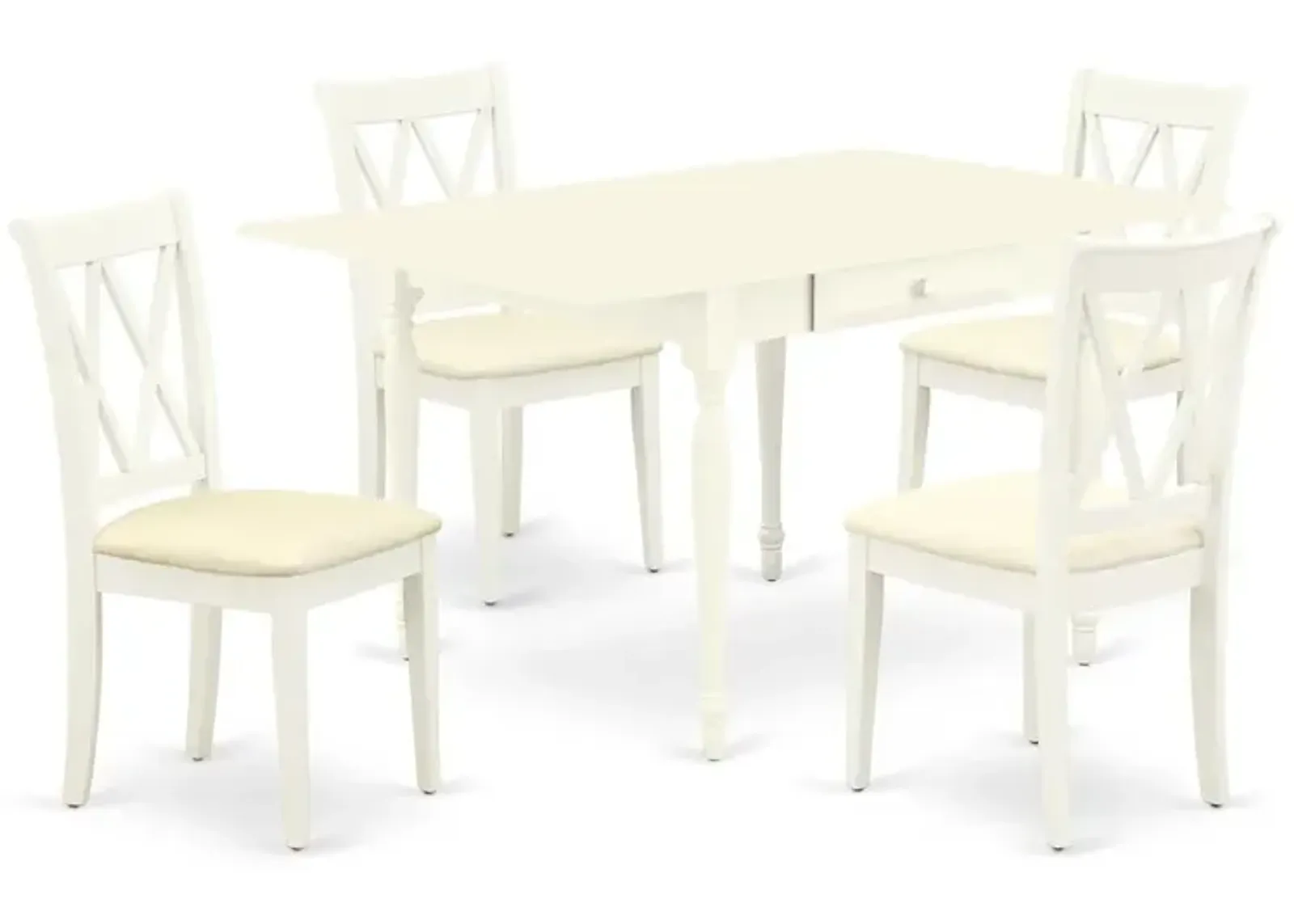 Dining Room Set Linen White