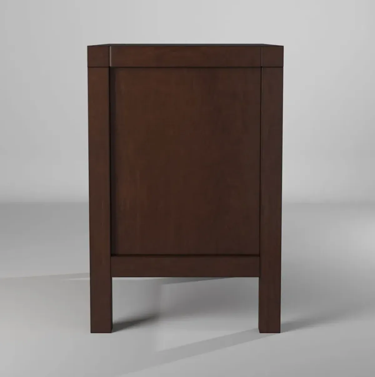 Subtle Finish SelectWood Nightstand, Brown-Benzara