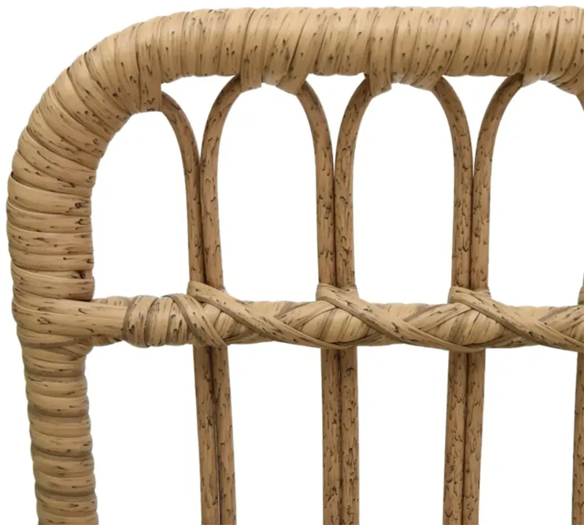 vidaXL Garden Chair Poly Rattan Light Brown