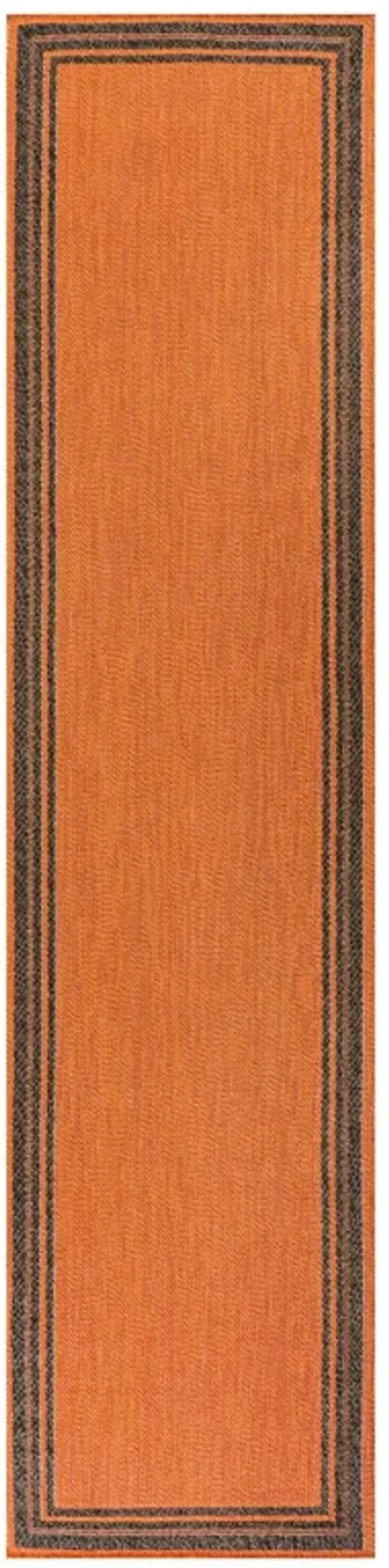 James Modern Border Stripe Indoor/Outdoor Area Rug