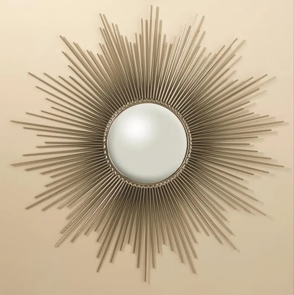 Sunburst Silver Mirror