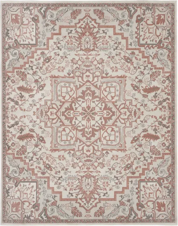 Elation ETN10 Ivory/Brick 9' x 12' Rug