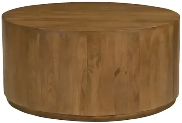 Flagstaff 36 Round Cocktail Table in Spice Tan