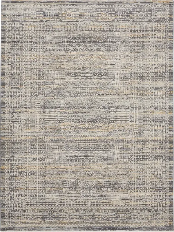Lynx LNX05 Ivory/Slate 7’10” x Round Rug