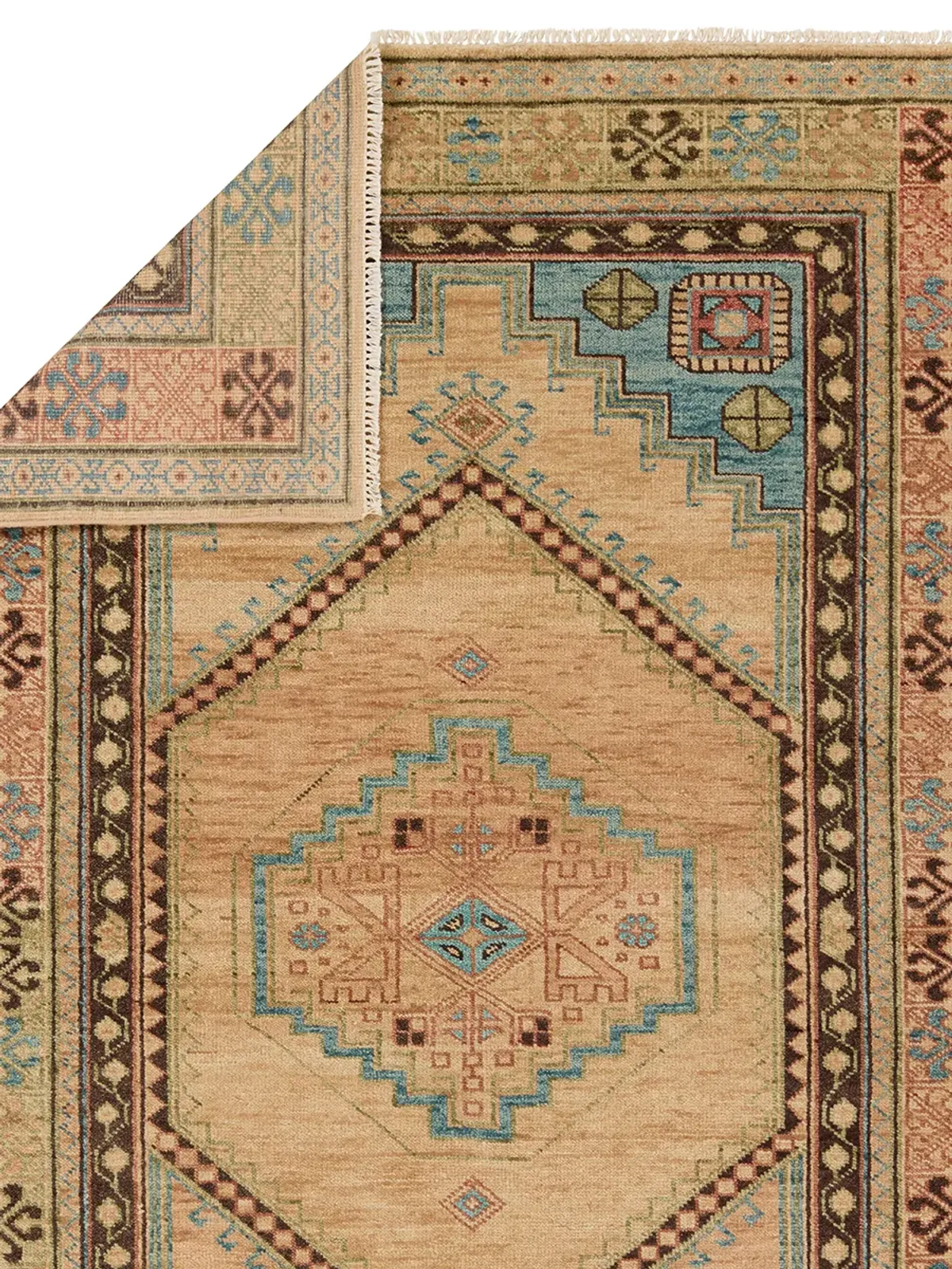 Reza Lunja Blue 9' x 12' Rug