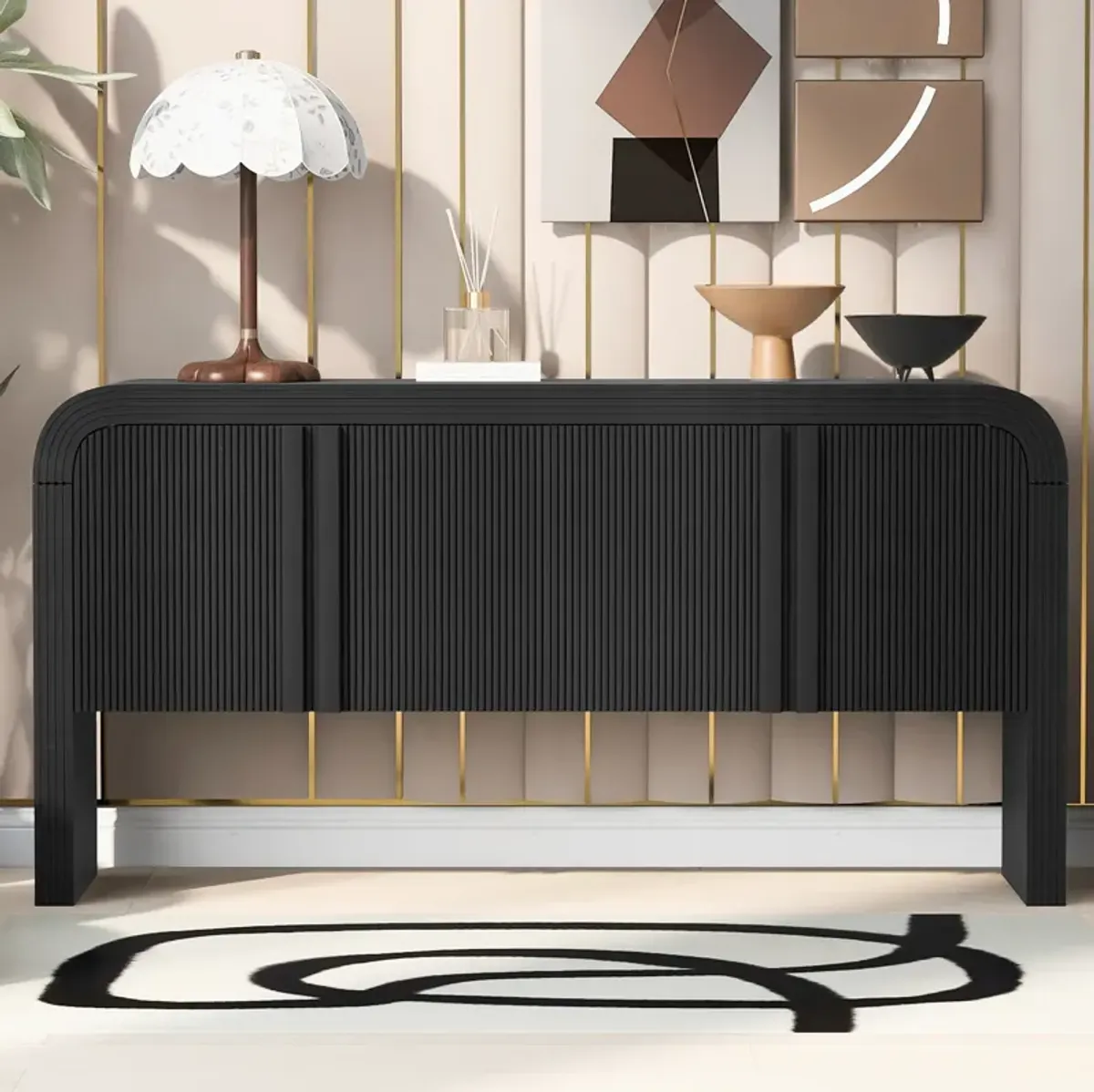 Merax Multifunctional Sideboard with Adjustable Shelves