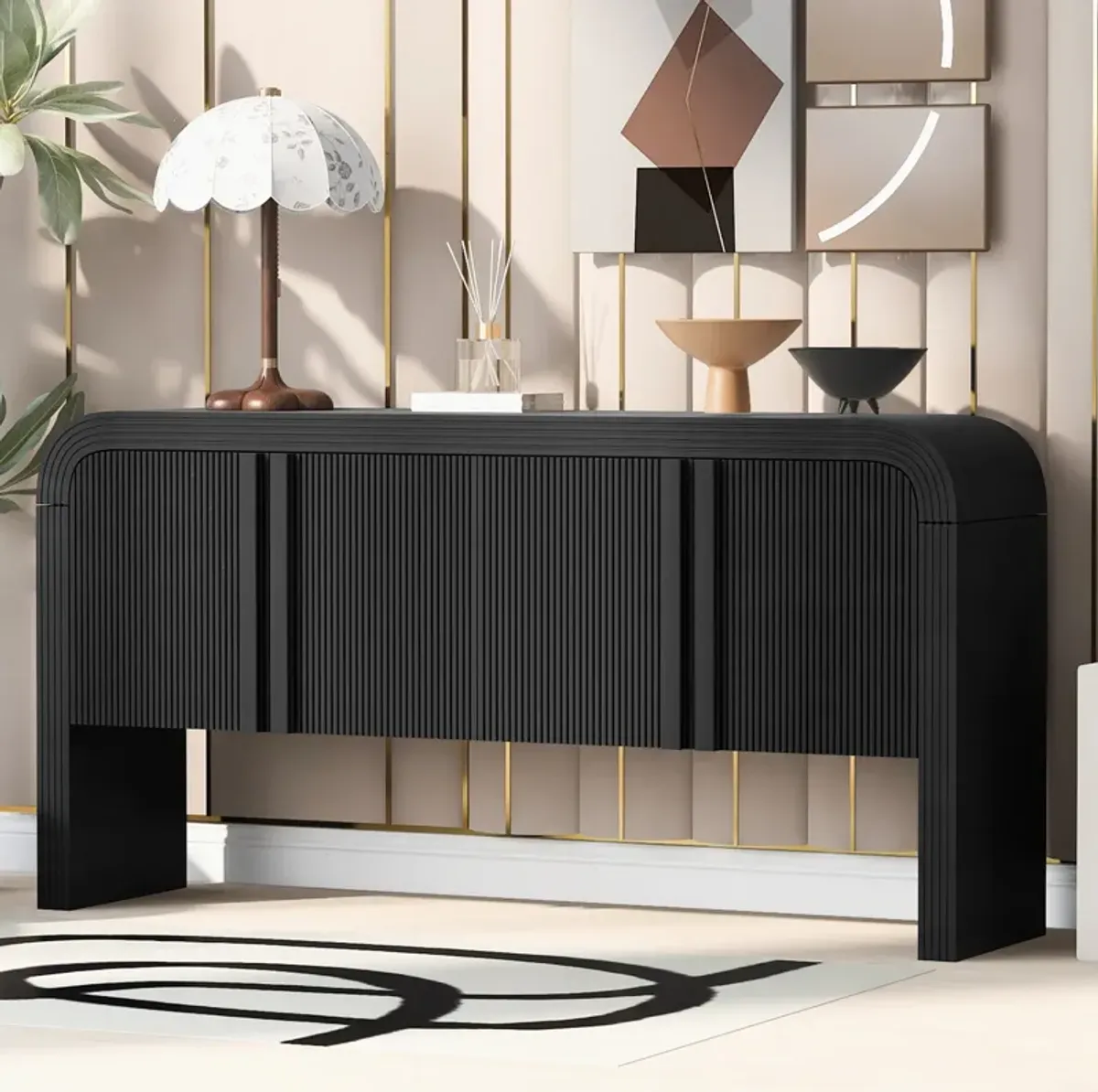 Merax Multifunctional Sideboard with Adjustable Shelves