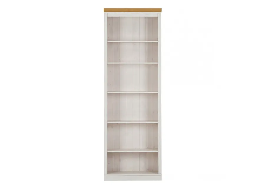 Anita Tall 6 Shelf Wooden Bookcase