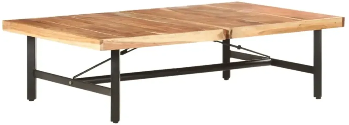 ELEMENT HARBOR Coffee Table 55.9"x35.4"x16.5" Solid Acacia Wood