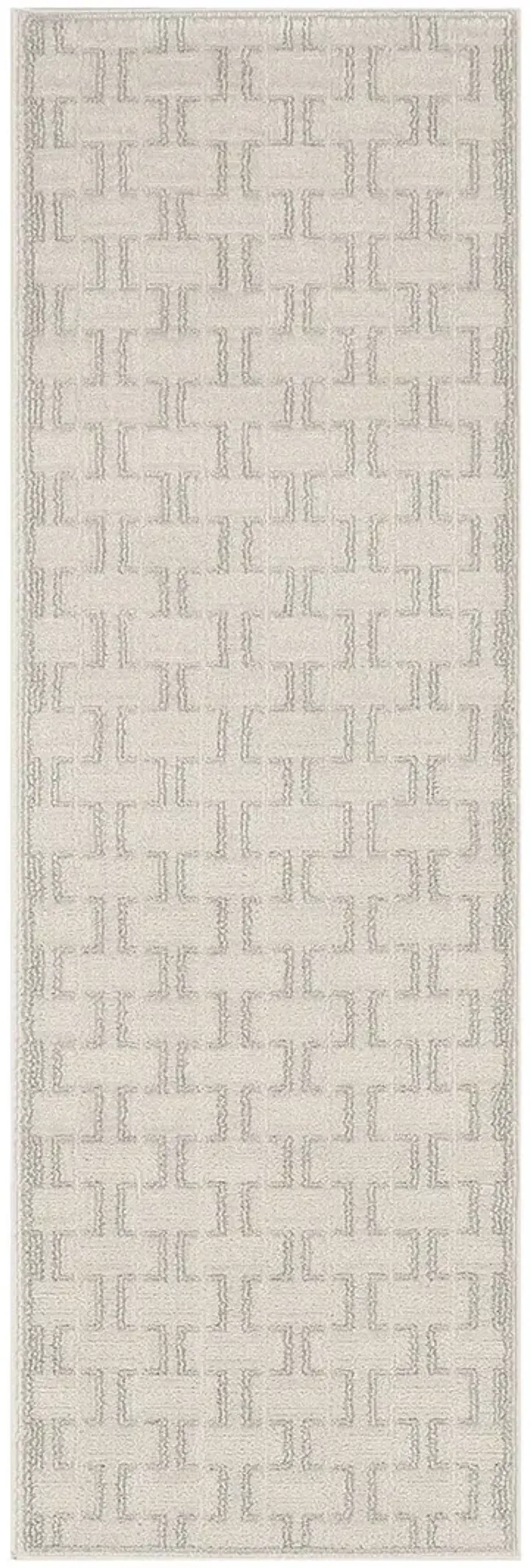 Nordic NRC01 Ivory/Gray 2' x 6' Rug