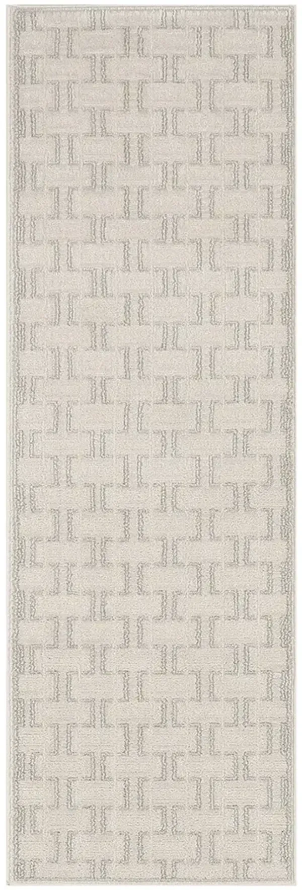 Nordic NRC01 Ivory/Gray 2' x 6' Rug
