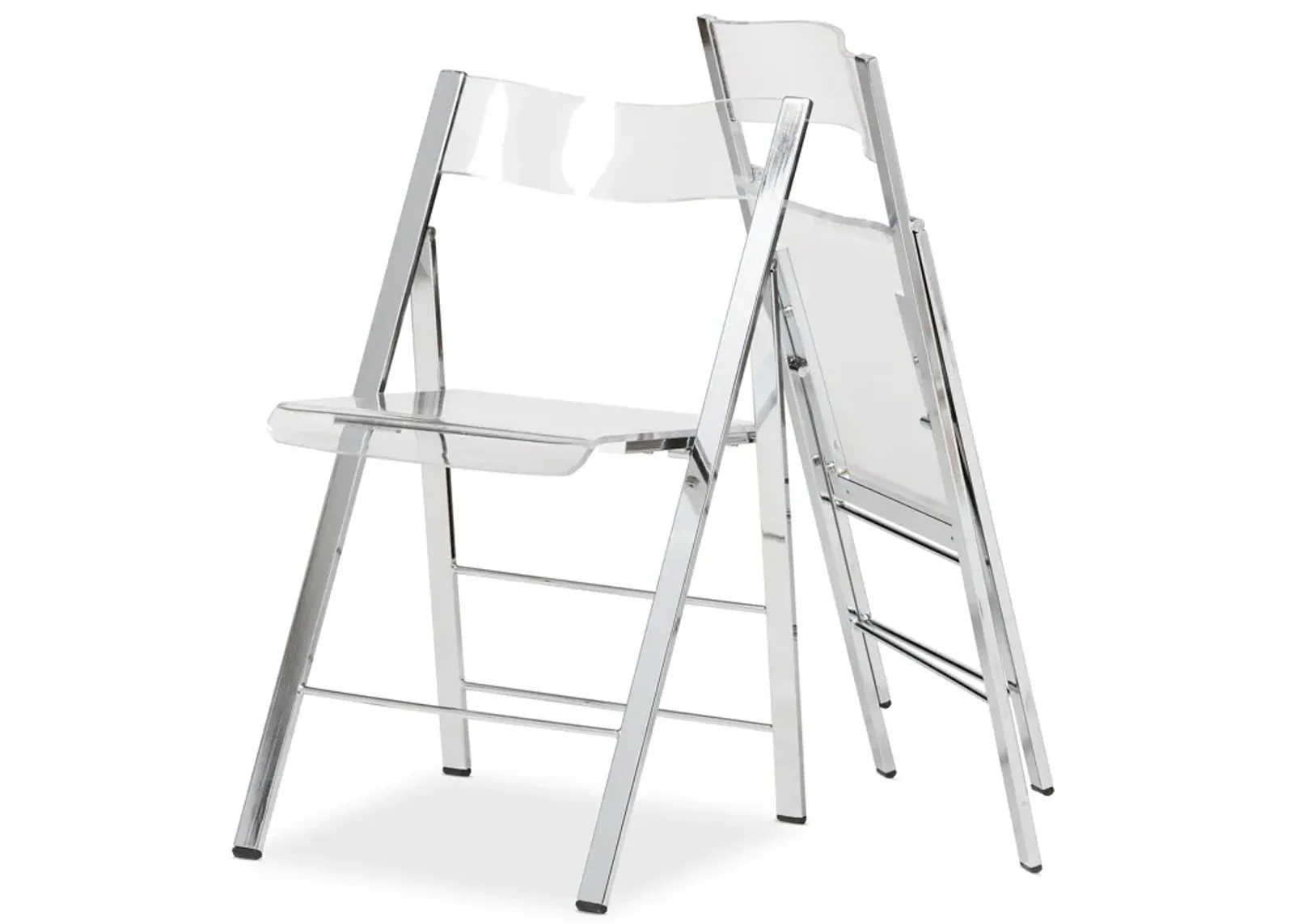 Baxton Studio Acrylic Foldable Chair