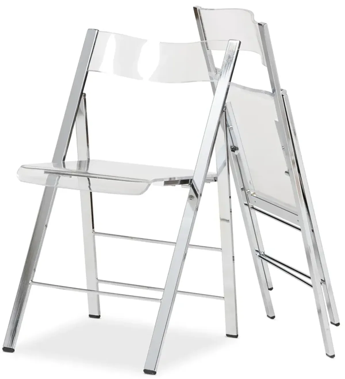 Baxton Studio Acrylic Foldable Chair