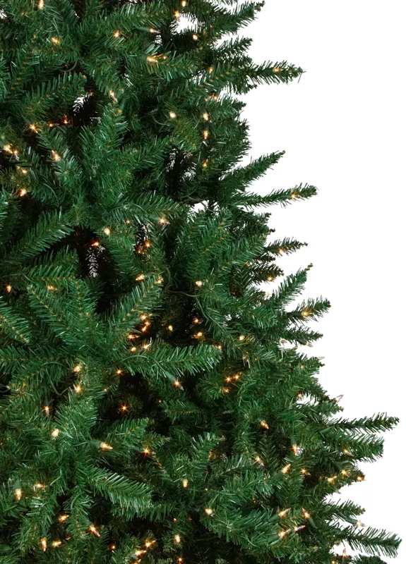 9' Pre-Lit Twin Falls Pine Artificial Christmas Tree  Clear Lights