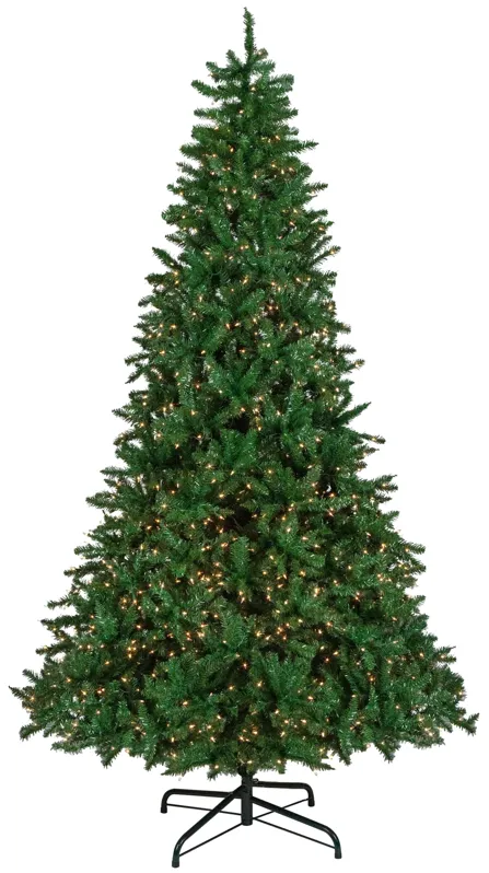 9' Pre-Lit Twin Falls Pine Artificial Christmas Tree  Clear Lights