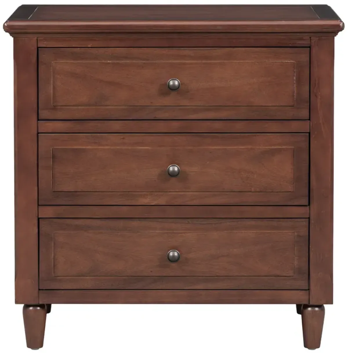 Merax Classic 3-Drawer Nightstand Storage Wood Cabinet