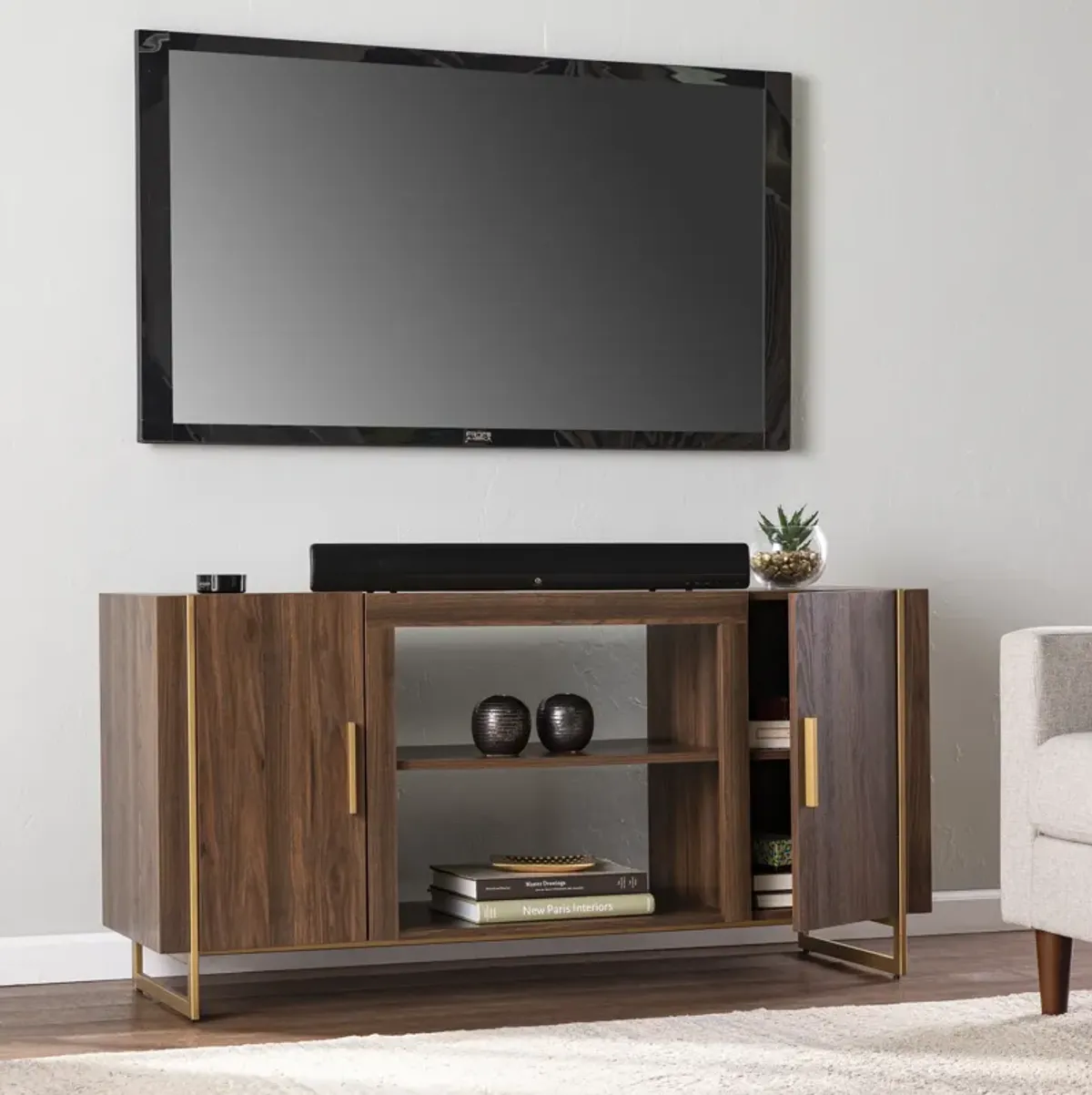 Dashton Media Console w/ Storage