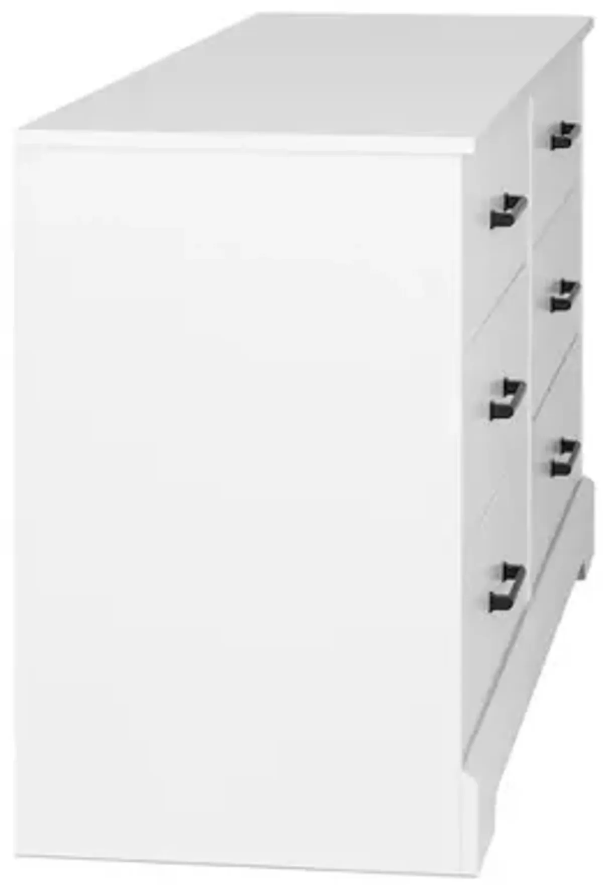 Prepac Dresser, White Dresser for Bedroom, Chest of Drawers with 6 Drawers