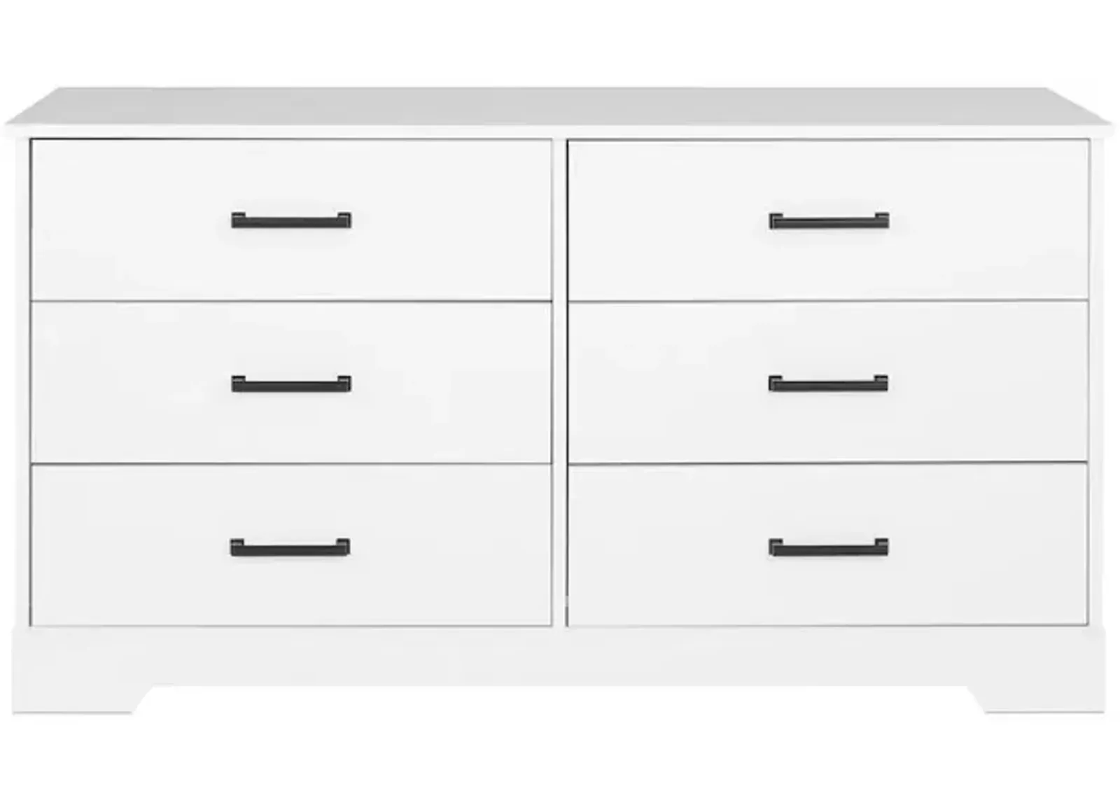 Prepac Dresser, White Dresser for Bedroom, Chest of Drawers with 6 Drawers