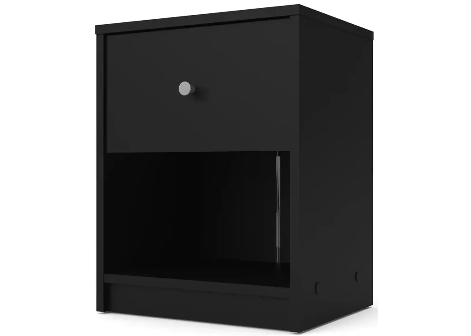 Tvilum Portland 1 Drawer Nightstand, Black