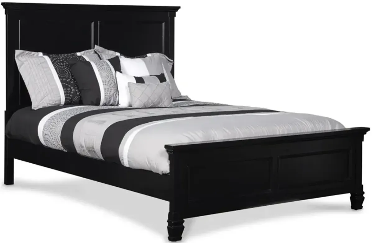 New Classic Furniture Furniture Tamarack 3/3 Solid Wood Twin Bed in Black