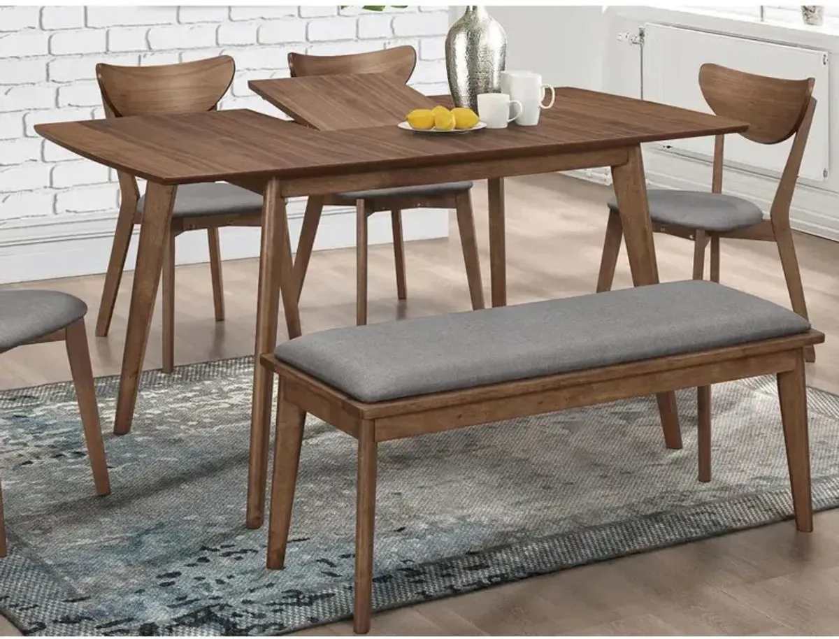 Alfredo Rectangular Dining Table Natural Walnut