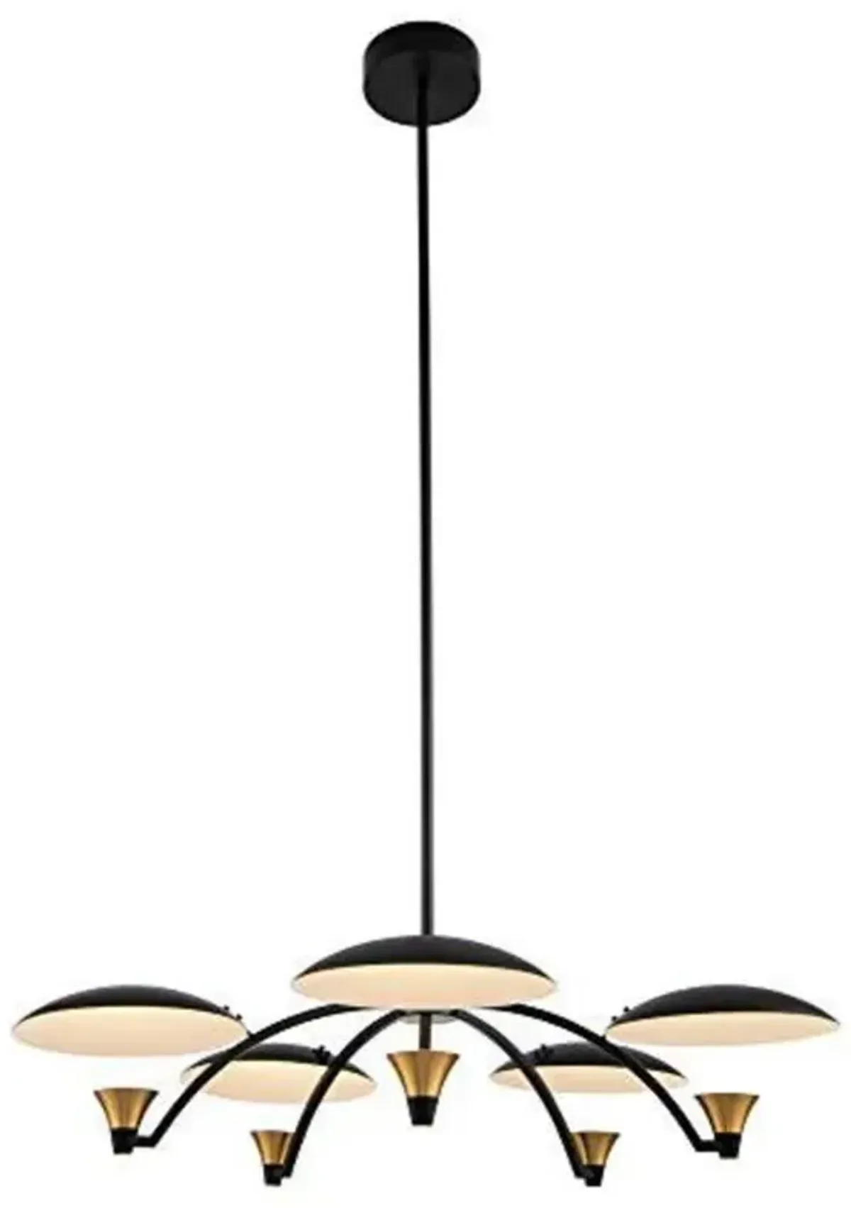 Belen Kox Floating Discs 5-Light LED Chandelier, Belen Kox