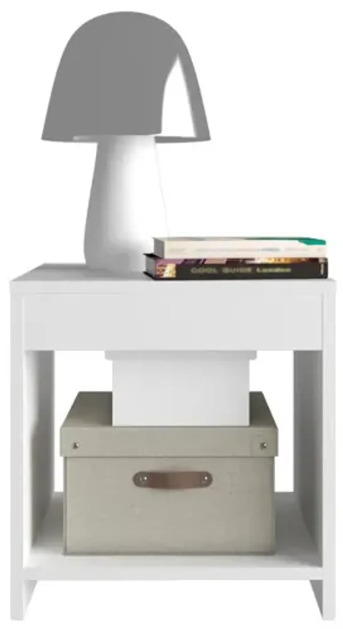 Nightstand Elaine, Bedroom, White