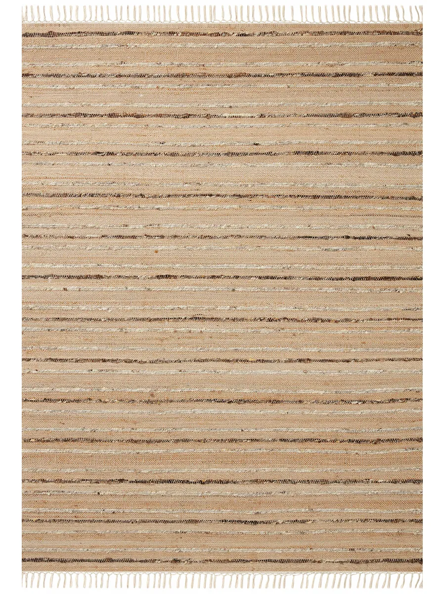 Nico Natural/Bark 8'6" x 11'6" Area Rug by Magnolia Home by Joanna Gaines x Loloi