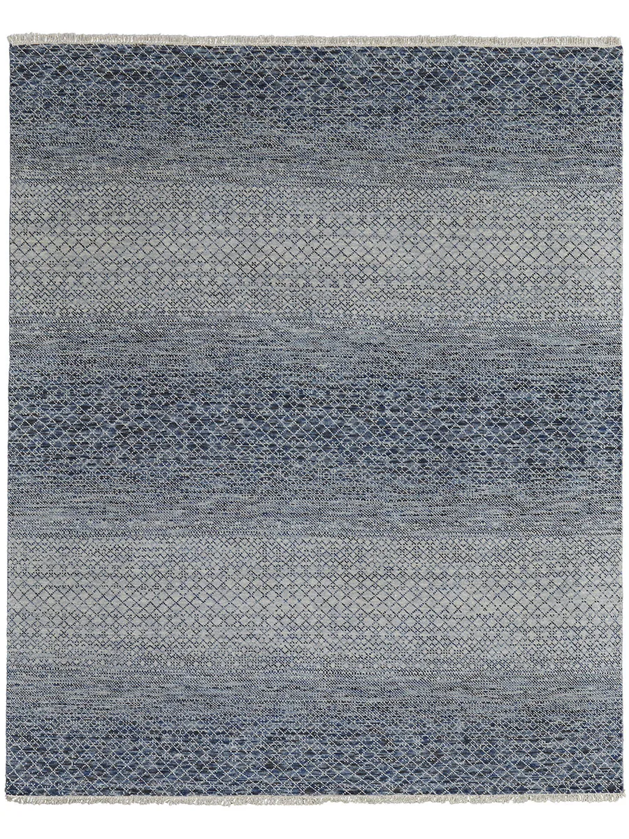 Branson 69BQF 5'6" x 8'6" Blue/Ivory Rug