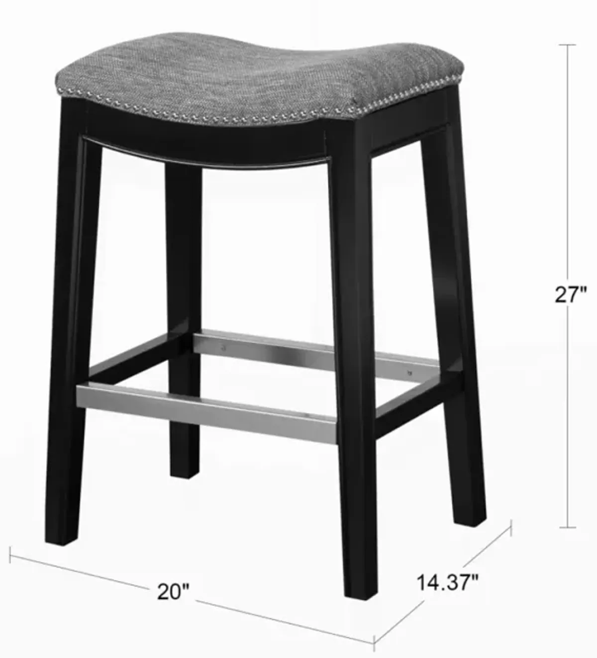 Belfast Saddle Counter Stool